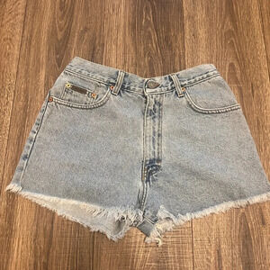 Calvin Klein Women’s Vintage 90s Mom Shorts Size 7 Made In USA Light Wash